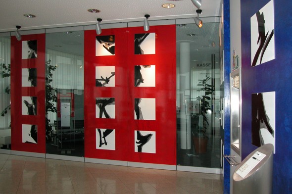 Wand- und Glasgestaltung